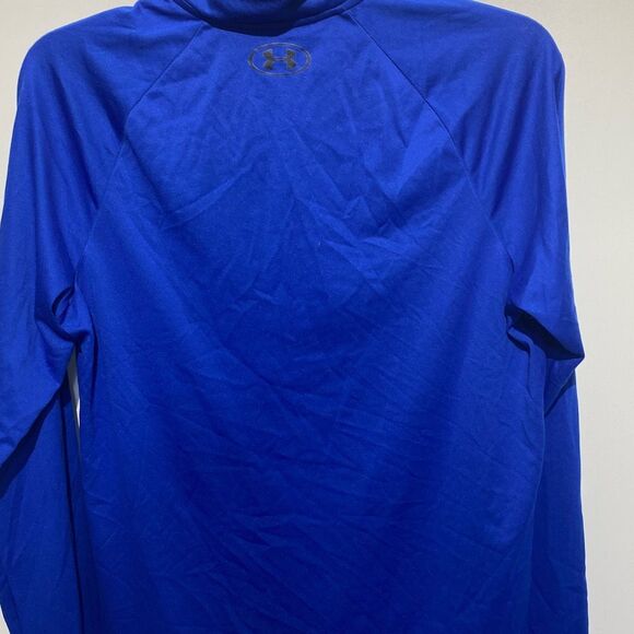 Under Armour Men's Blue Loose Fit Half Zip Raglan Long Sleeve shirt Small- - Picture 5 of 9
